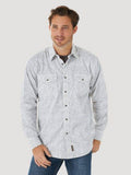 Wrangler Mens Western Shirt Snap NA grey-112314960