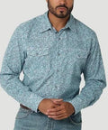 Wrangler Mens 20x Ac Ls Mjc42210g Teal-112318883
