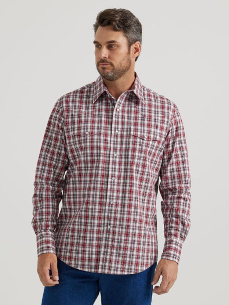 Wrangler Mens Sum4 Wrg Wr Ls -mwr22403r Red-112346247
