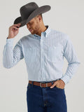 Wrangler Mens Sum24 George Strait Ls- Mgs22404b Blue-112346531
