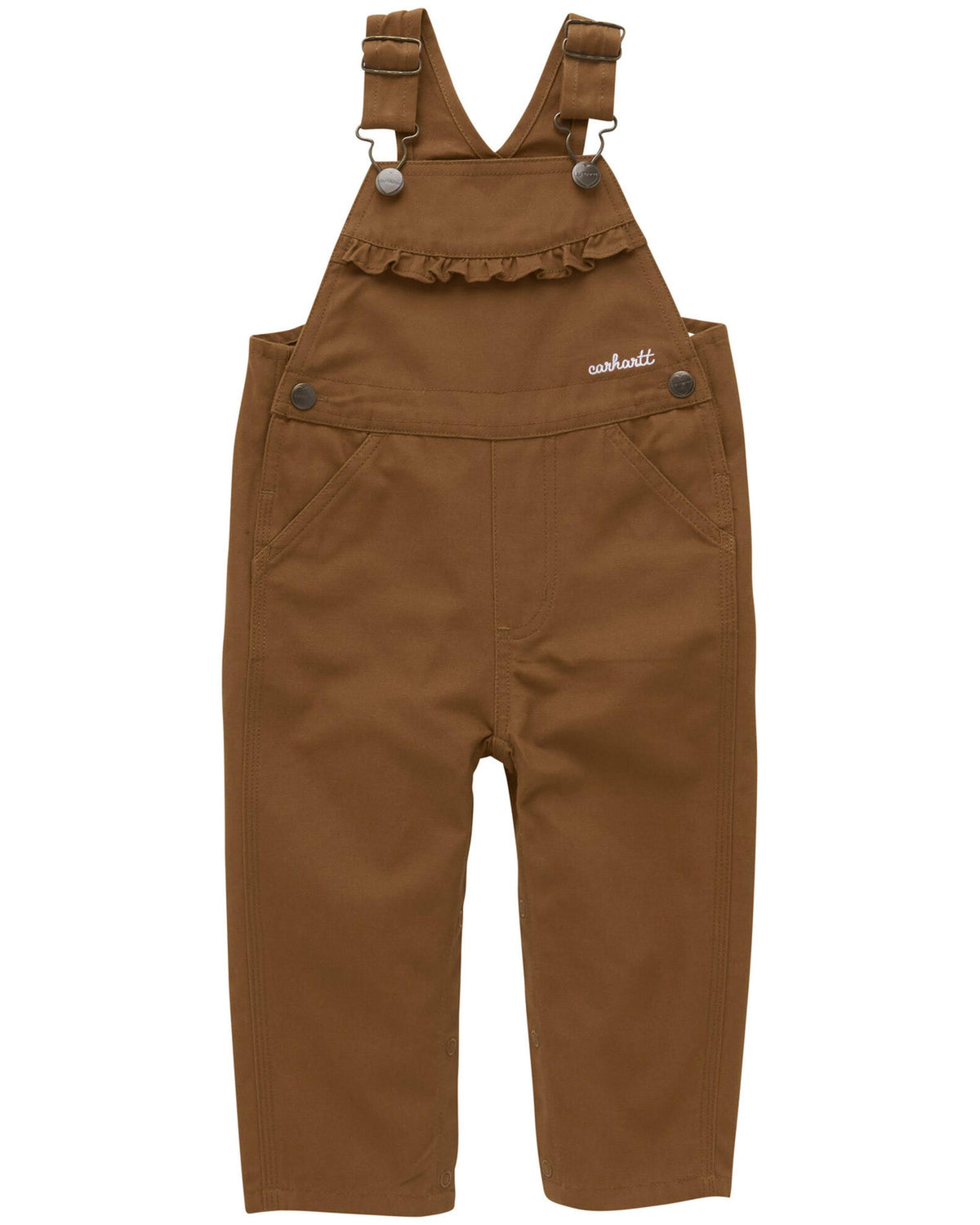 Carhartt Kids Canvas Ruffle Front Overall 15-I-CM9757-D15-I