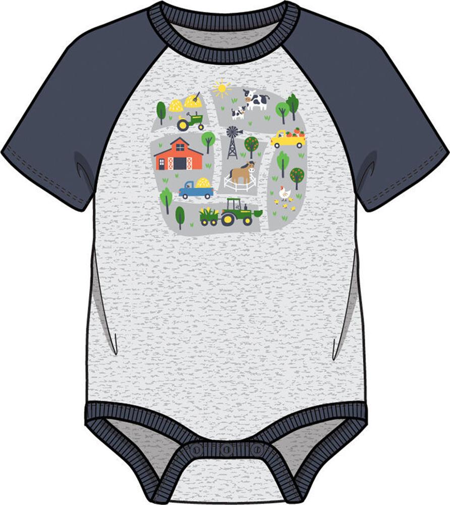 John Deere Jd Kids Farm Roads Bodyshirt-J3B392HN