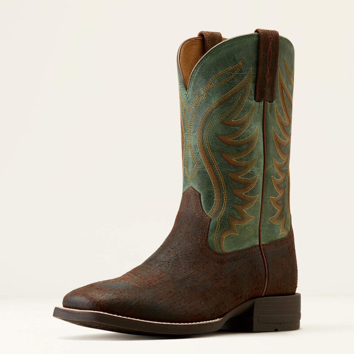 Ariat Mens Amos Rokwd Brn/Srf Grn-10050871