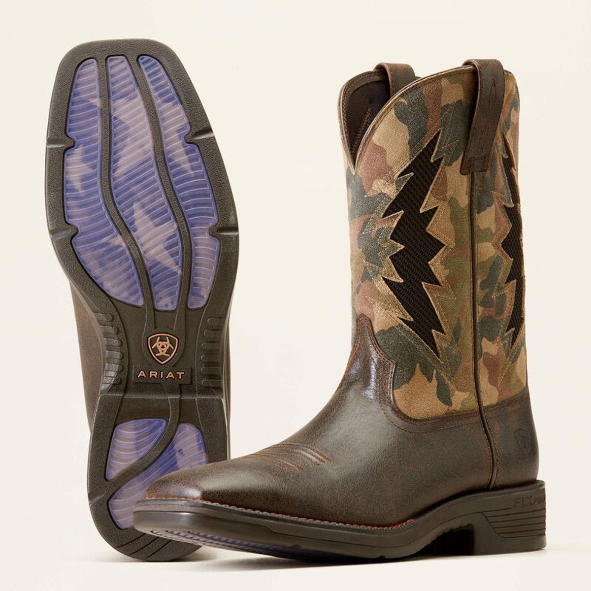 Ariat Mens Ridgeback Venttek Rich Brn/camo-10046980