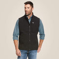 Ariat Mens Logo 2.0 Softshell Logo Vest Black-10028321