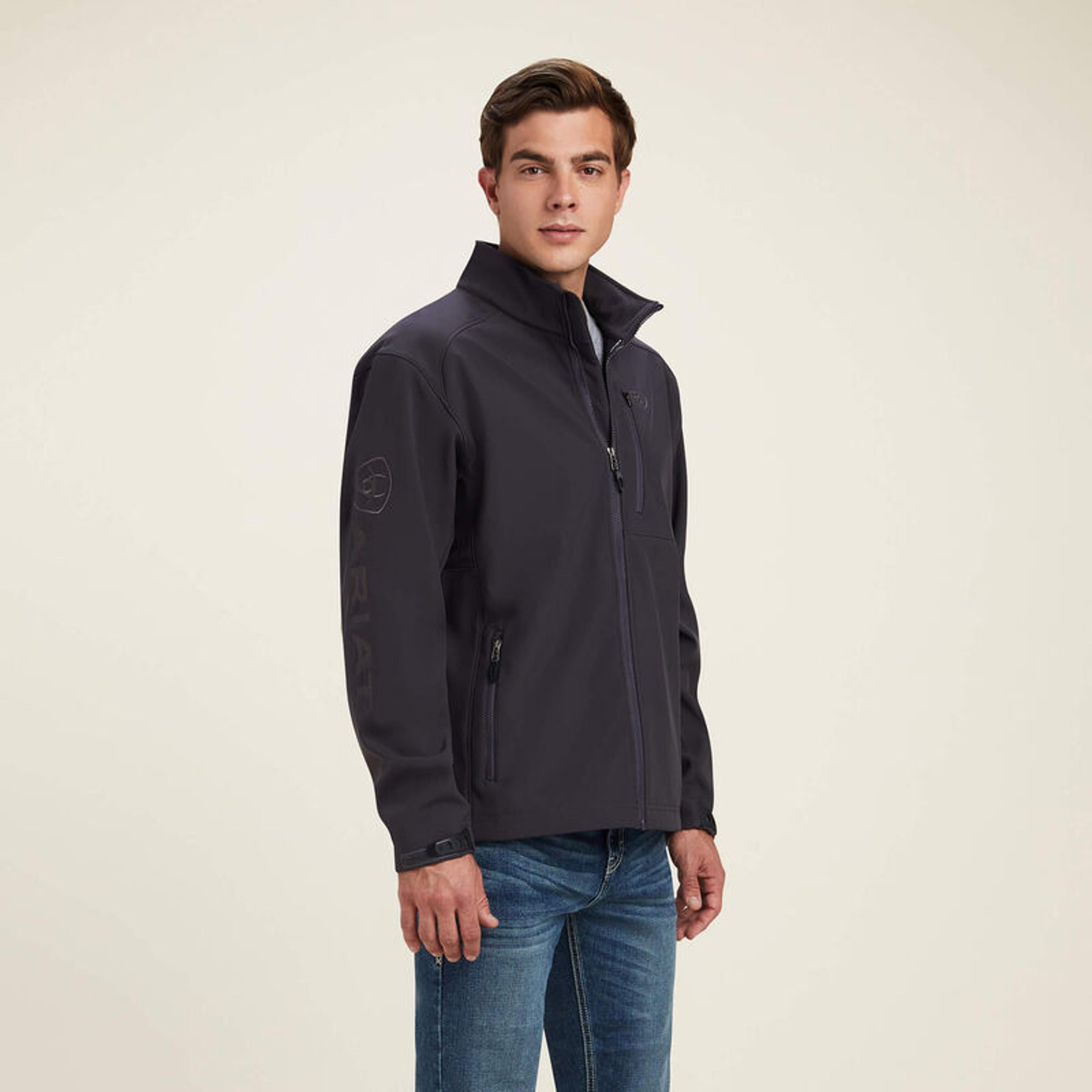 Ariat Mens Logo 2.0 Softshell Jkt Phantom-10041613