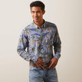 Ariat Mens Paradise Palm Long Sleeve Shirt-10043710