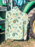 Flying S Company Green Tractos Blanket With Hood-1172-GR