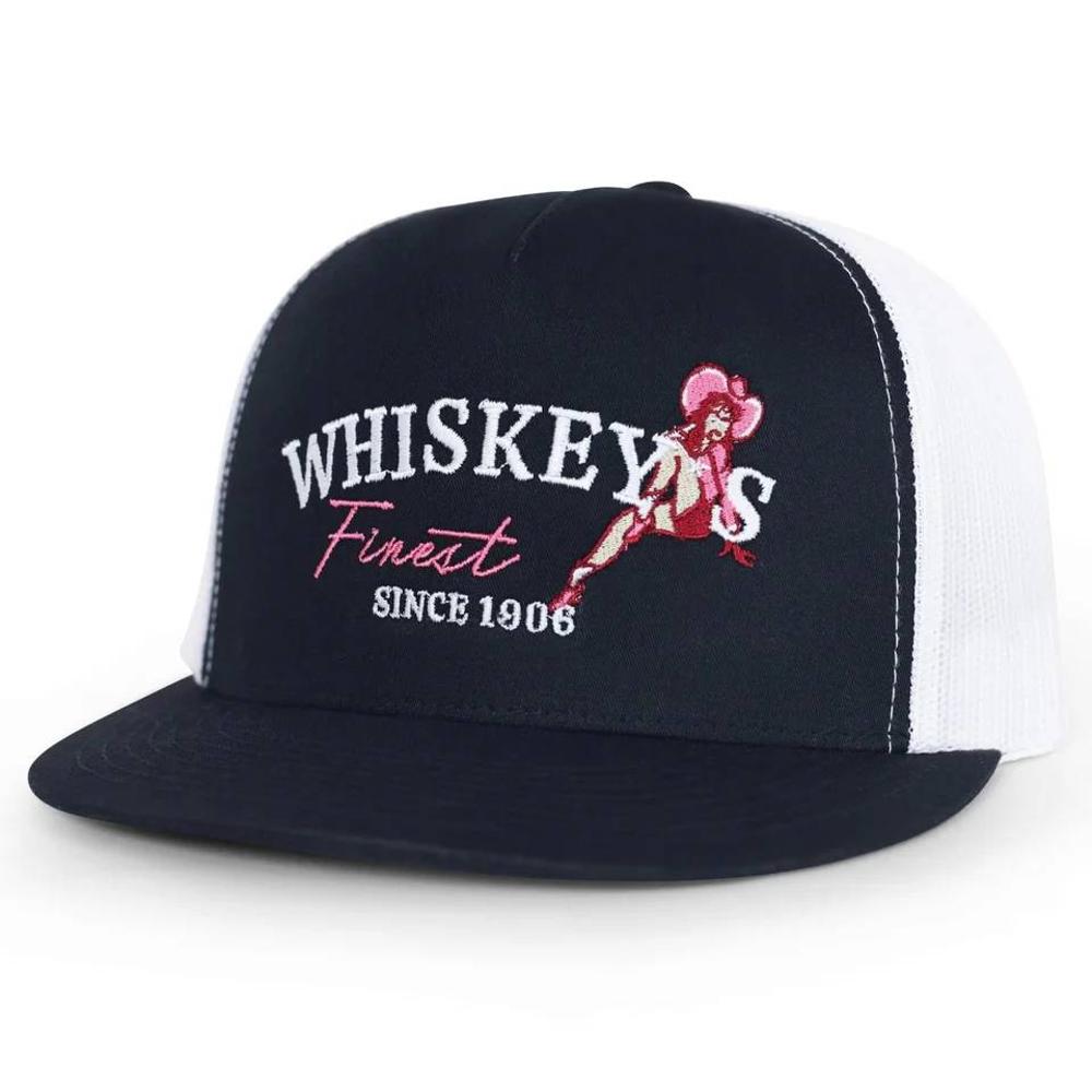 Whiskey Bent Hat Co The 155-155BLK/WHT