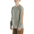 Carhartt Kids Long-Sleeve Pocket T-Shirt-CA6458-H130-T