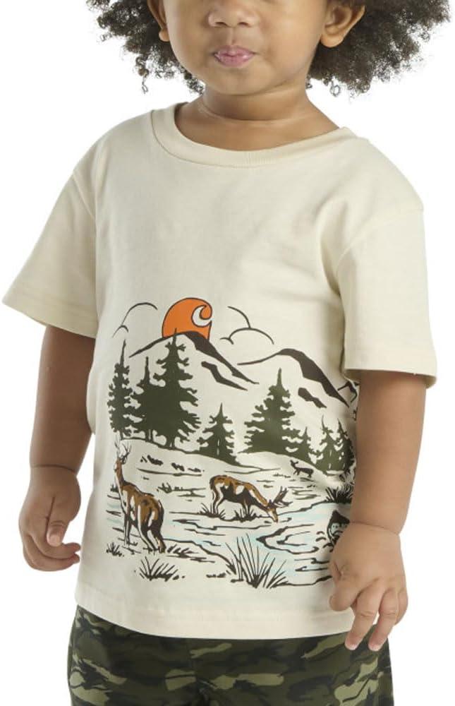 Carhartt Kids Short-Sleeve Outdoor Wrap T-Shirt-CA6653-CA35-T