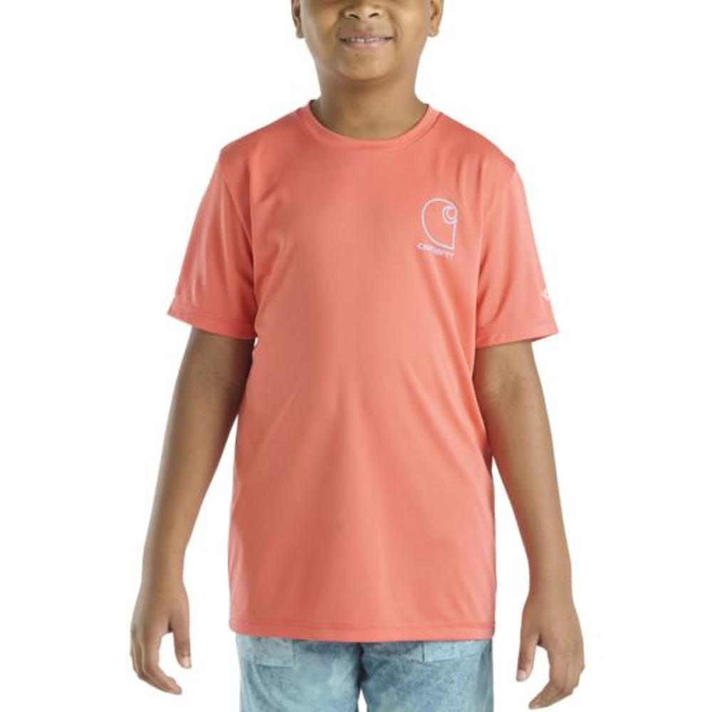 Carhartt Kids Short-Sleeve Force Sun Defender T-Shirt-CA6696-S71-T