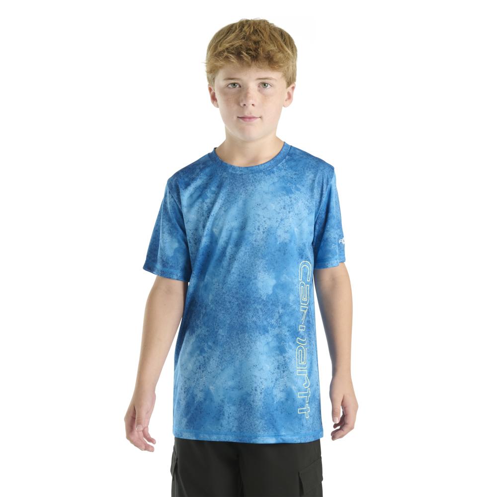 Carhartt Kids Ss Force Sun Defender Cloud Camo T-Shirt-CA6697-HL6-J