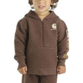 Carhartt Kids Long-Sleeve Quilted Jersey Half-Zip Sweatshirt-CA6702-CB57-I