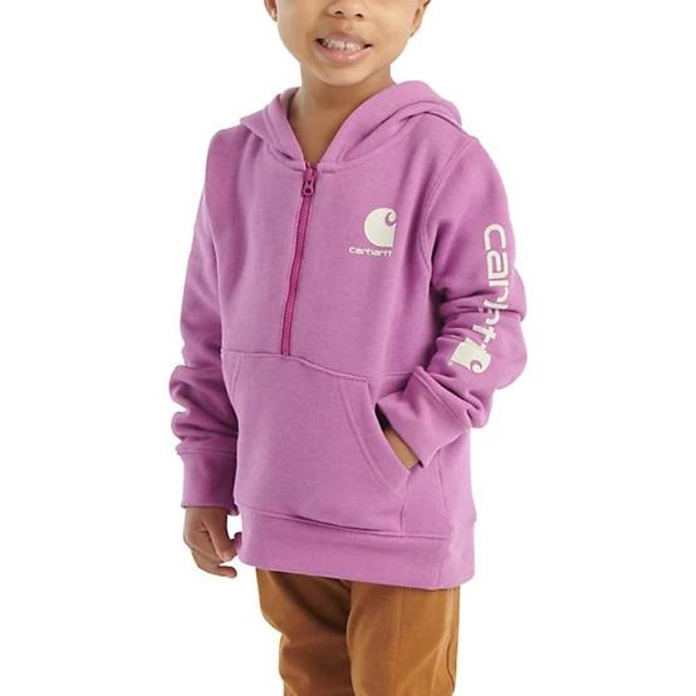 Carhartt Kids Long-Sleeve Jersey Half-Zip Sweatshirt-CA7075-V74H-I
