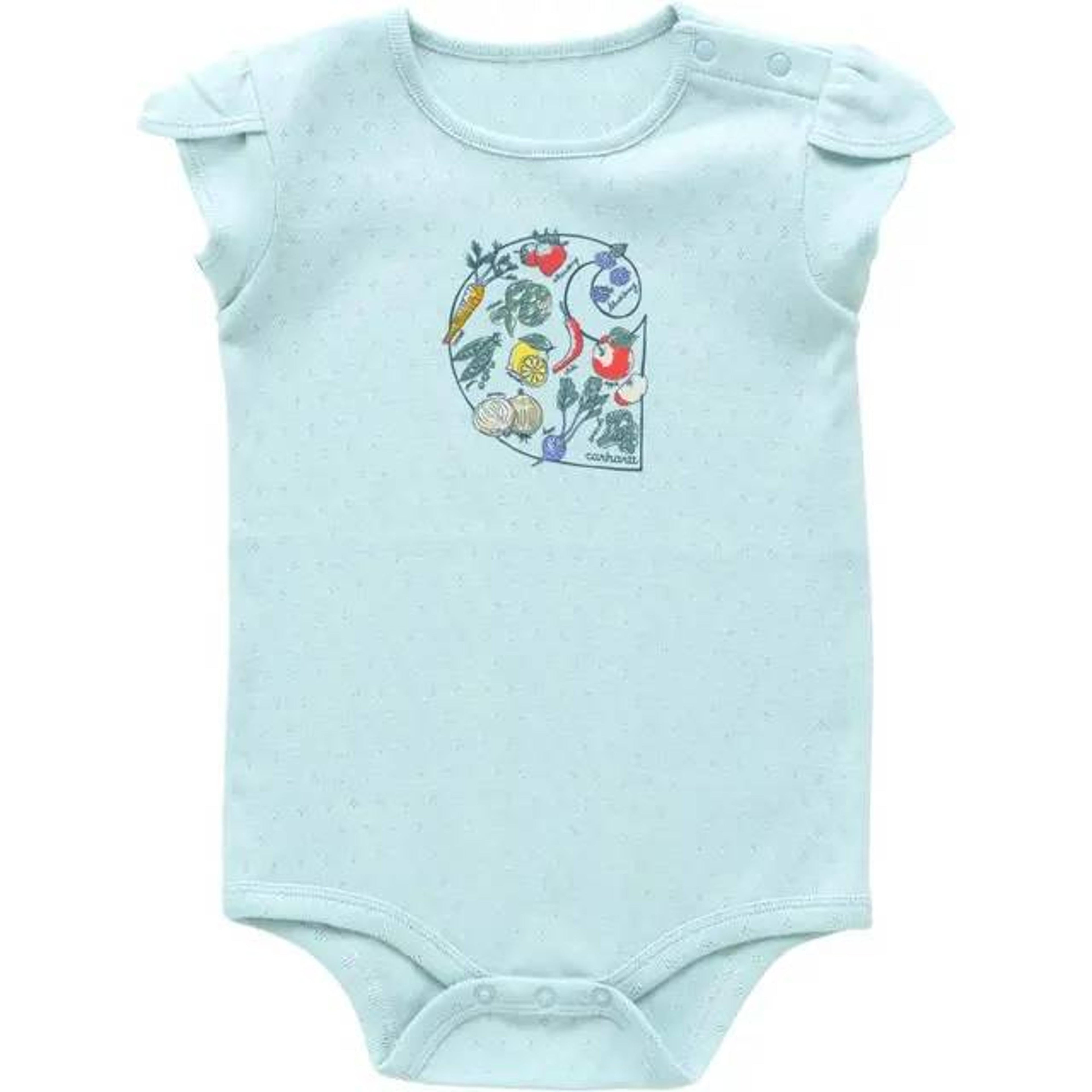 Carhartt Kids Short Sleeve Veggie Bodysuit-CA7102-B348-I