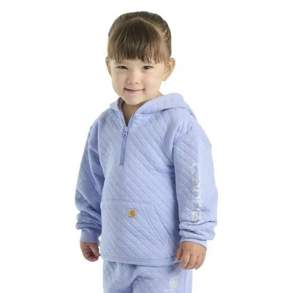 Carhartt Kids Long-Sleeve Quilted Jersey Half-Zip Sweatshirt-CA7106-L195-I