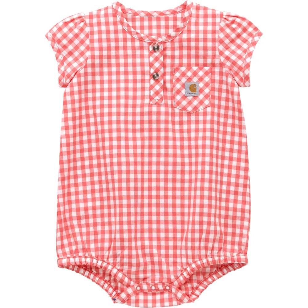 Carhartt Kids Short-Sleeve Plaid Bodysuit-CE9158-S71-I
