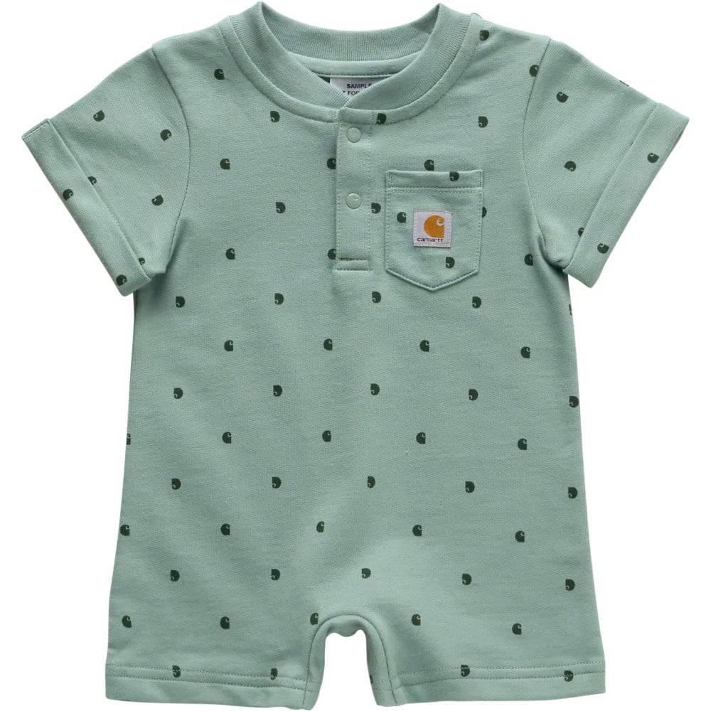 Carhartt Kids Short-Sleeve French Terry Romper-CM5413-GH5-I