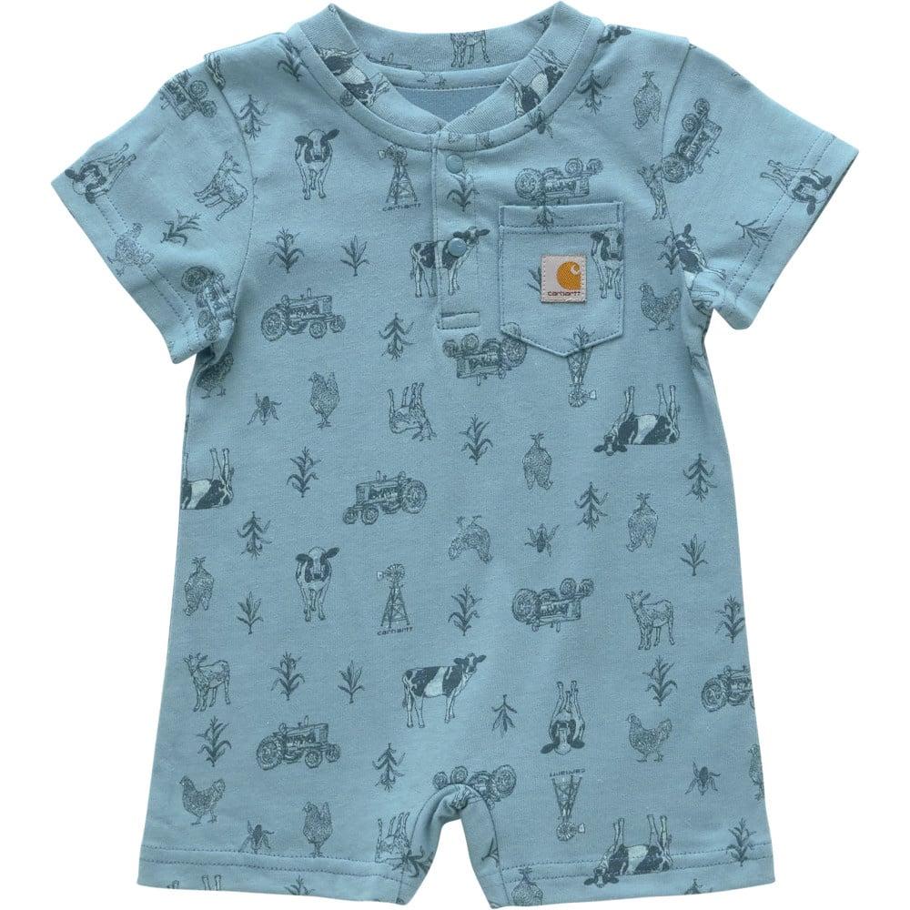 Carhartt Kids Short-Sleeve French Terry Romper-CM8772-HL0-I