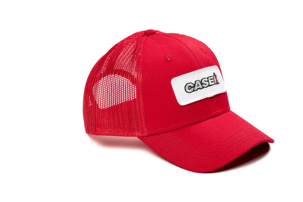 JD Productions Youth-Size Caseih Logo Hat, Red Mesh - Kids