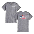 Country Casuals Magnum Usa Map Case It Mens Short Sleeve T-shirt - Mens