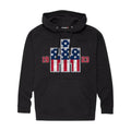 Country Casuals Vintage IH Patriotic Mens Pullover Hood - Mens