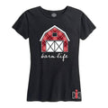 Country Casuals Red Plaid Barn Life Short Sleeve Tee - Mens