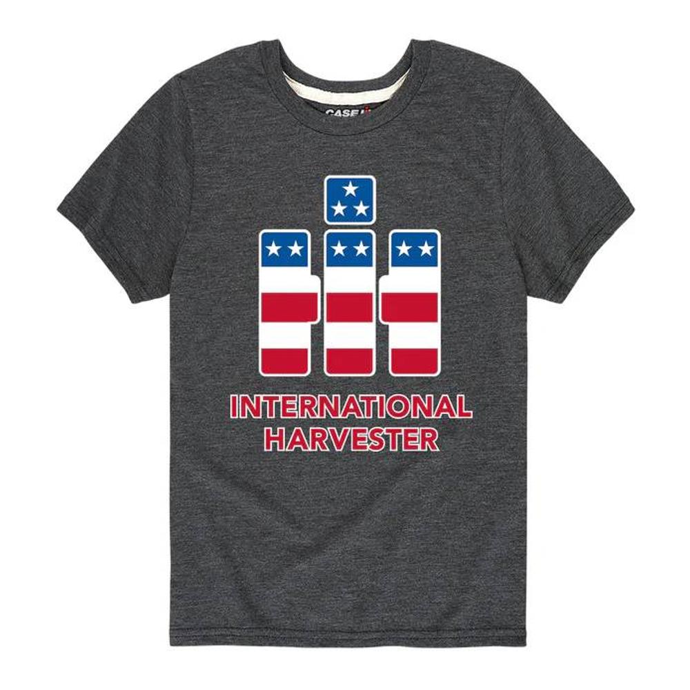 Country Casuals IH Logo Americana Boys Short Sleeve Tee - Kids