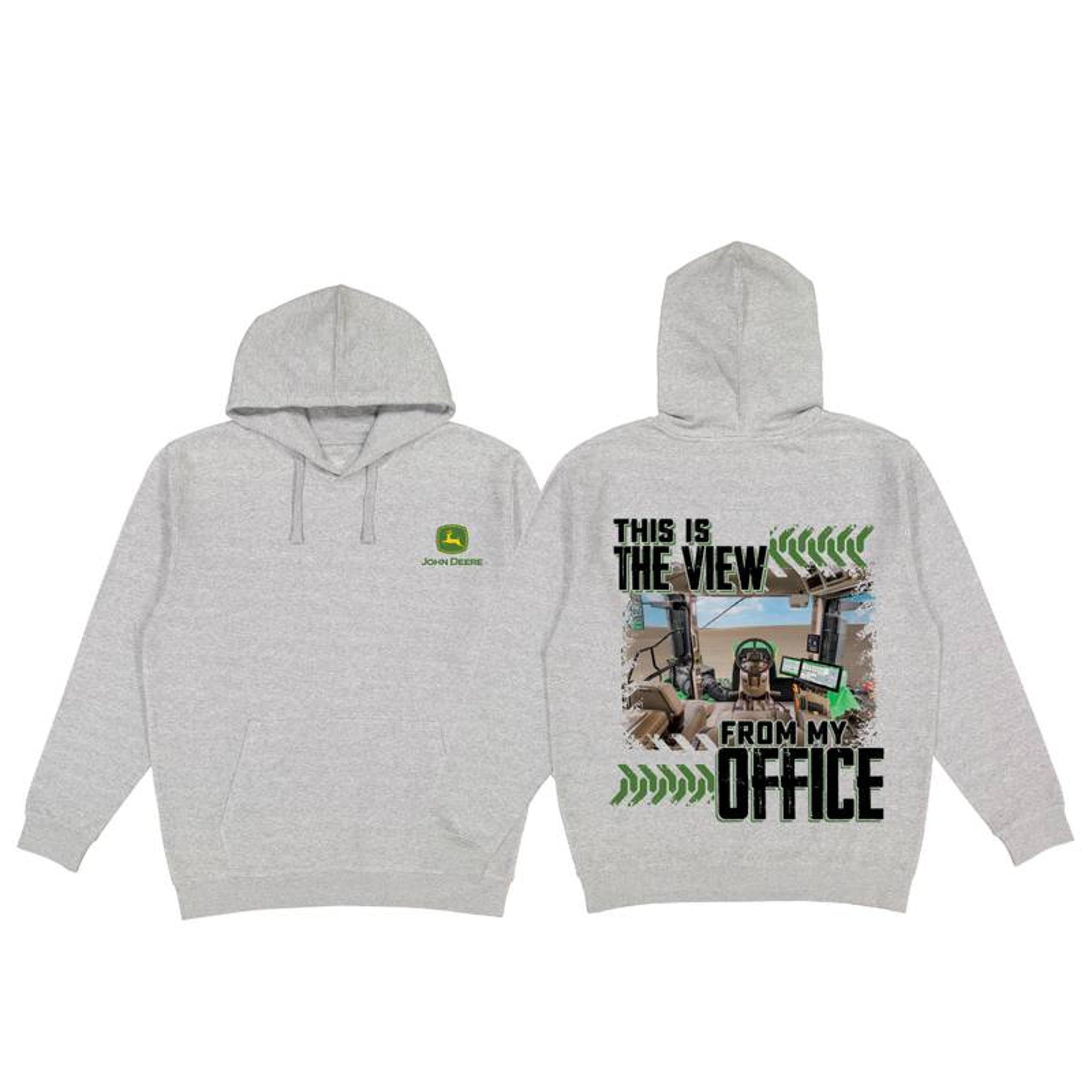 John Deere Mens Office View Sweatshirt-JM02-02X2-JDR-EDH
