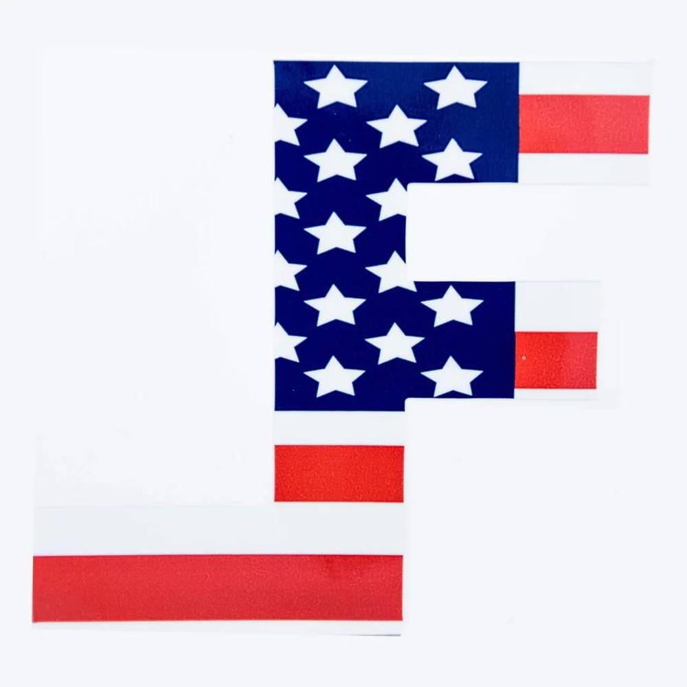 Lane Frost Flag Sticker-LFBSTK09