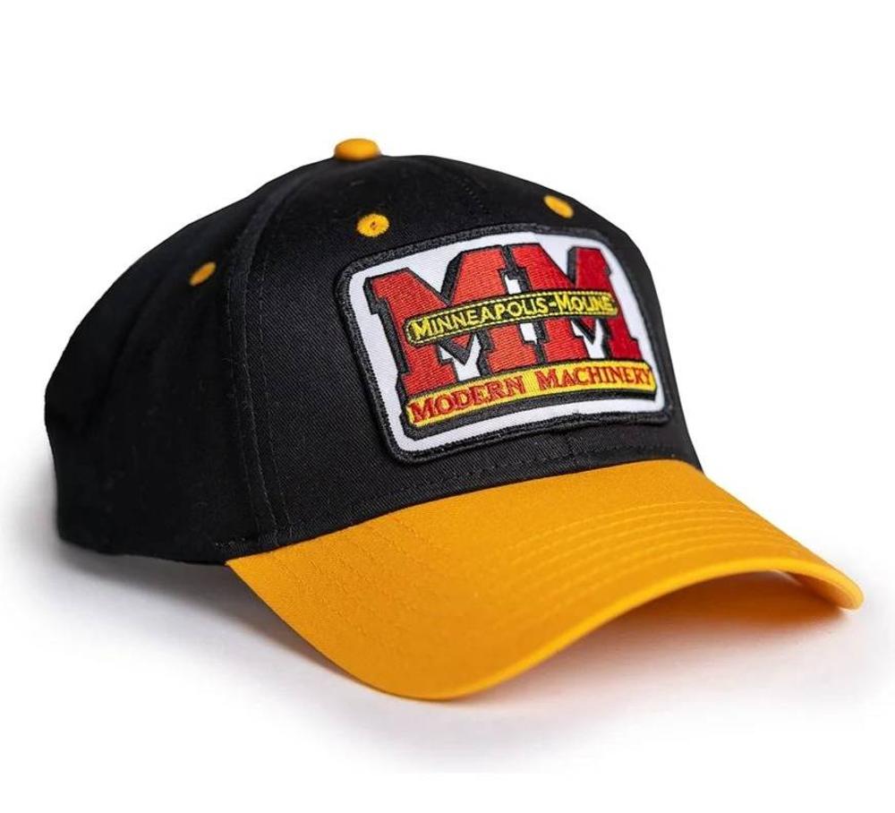 JD Productions Minneapolis Moline Hat, Black And Gold