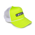 JD Productions Steiger Logo Hat, Neon Green Foam