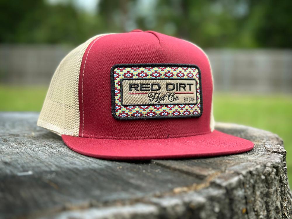 Red Dirt Hat Co Saddle Up Burg/Khaki-RDHC338