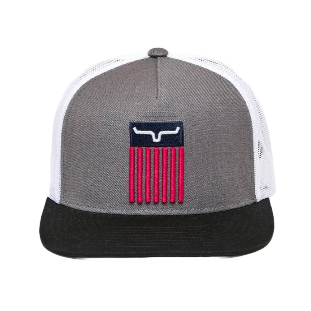 Kimes Ranch Cody Trucker-Hat-Charcoal-S22-0303