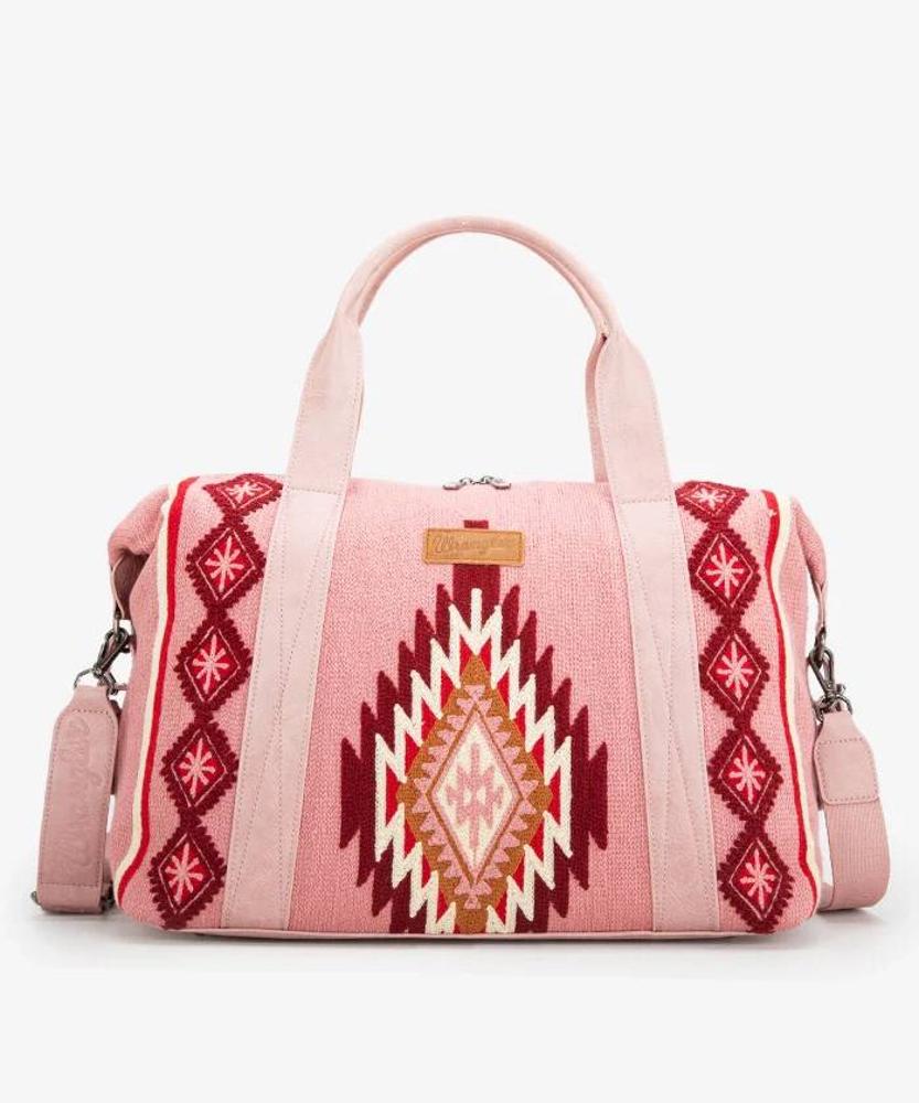 Montana West Wrangler Southwestern Print Duffle Bag-WG174-5110HPK
