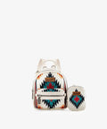 Montana West Wrangler Knitted Mini Backpack With Coin Pouch-WG174-8600TN