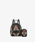 Montana West Wrangler Kintted Mini Backpack With Coin Pouch-WG174-8601BK