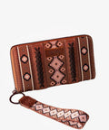 Montana West Wranglersouthwestern Art Print Wallet-WG2203-W006DBR