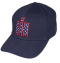 International Harvester IH Flag Filled Trucker Logo - Mens