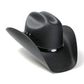 Western Express Inc Black Straw Cattleman Silver Concho-CA-4BLK-E-ADULT