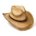 Western Express Palm Straw Front Pinch Hat-PAL-09