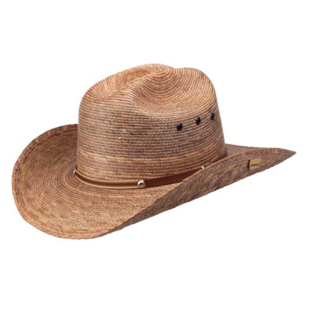 Peter Grimm On Faire Bull Palm Leaf Western Hat - Brn-GCD6016-BRN