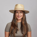 American Hat Maker Corinth Ivory Straw Hat-CORINTH