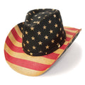 Western Express Rbb Americana Straw Western Hat-RA-310RBB