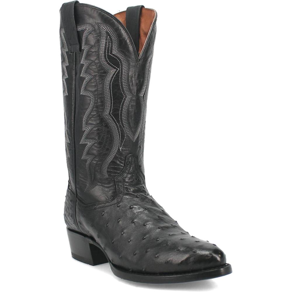 Dan Post Mens Tempe Full Quill Ostrich Leather Western Boot-DP2321