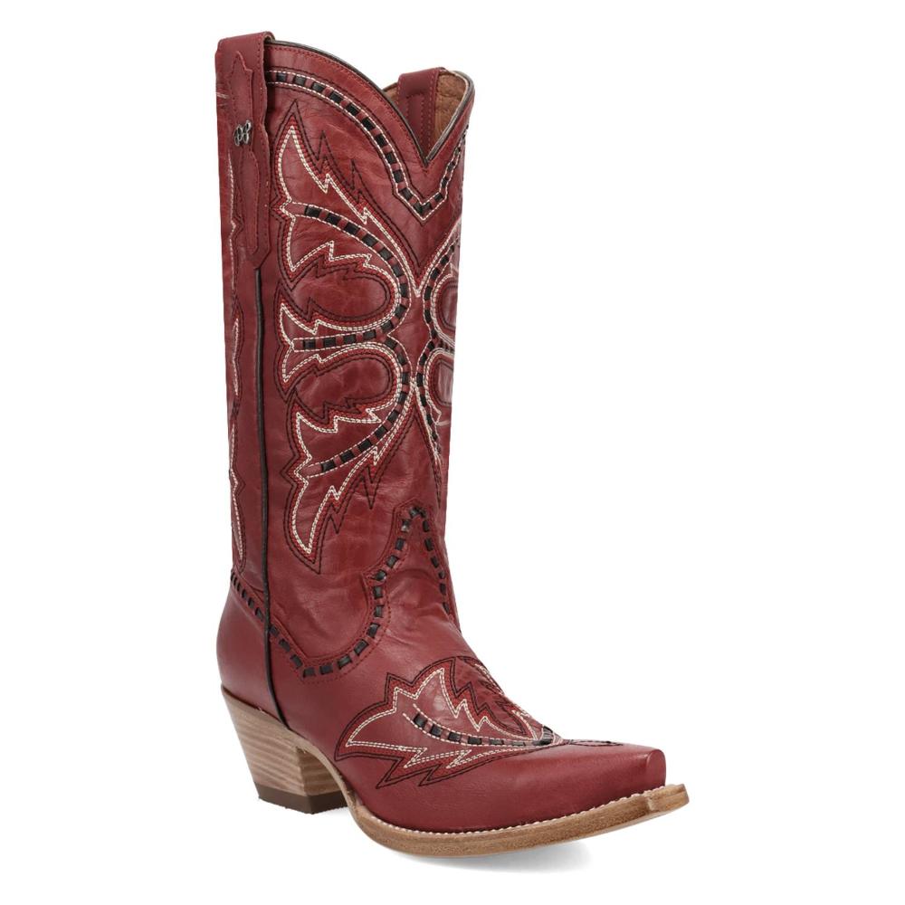 Dan Post Womens Mesa Leather Western Boot Red-DP7021