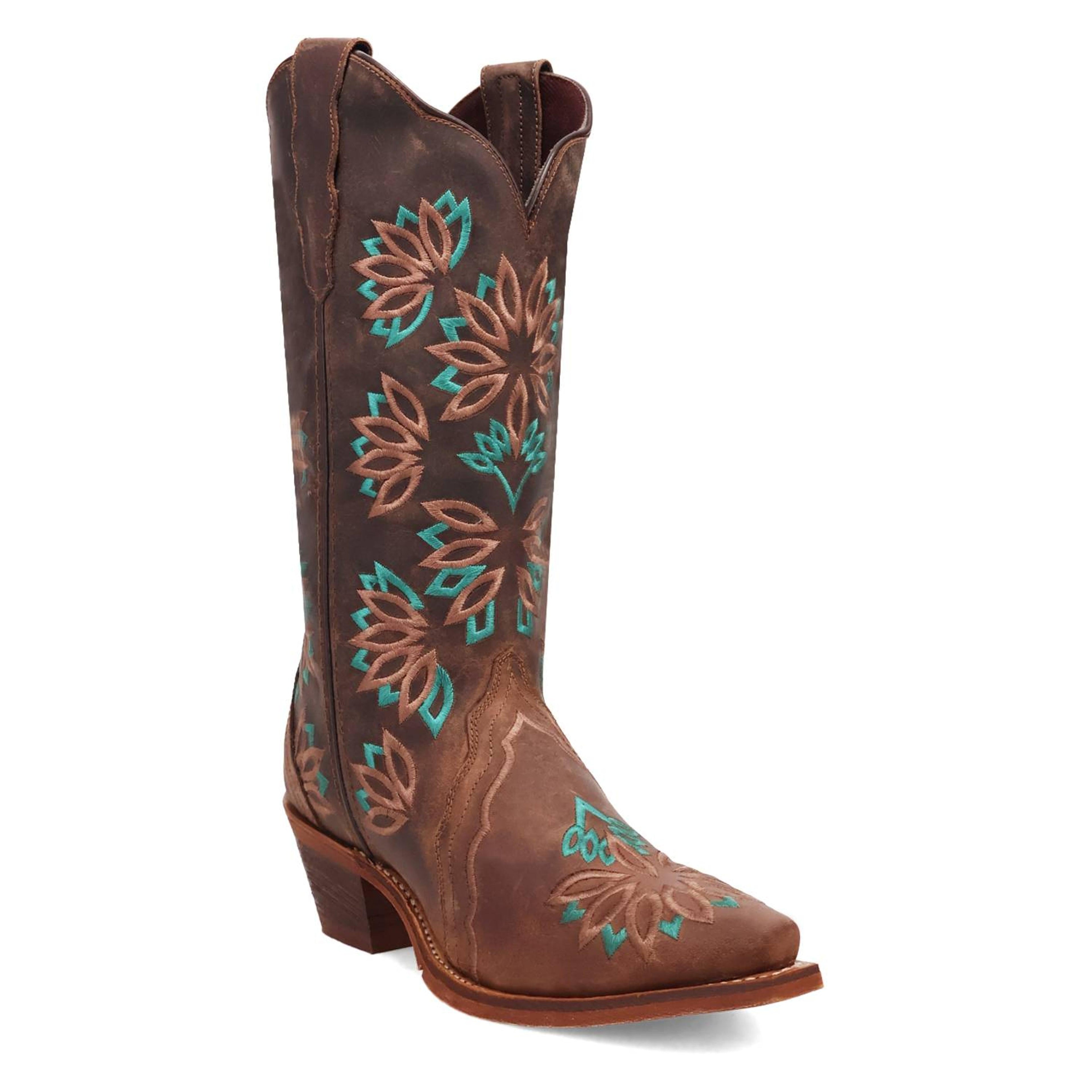Dan Post Womens Filly Tobacco Western Cowgirl Boot-20006