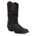 Dan Post Womens Black Slouch Lazy River Western Cowgirl Boot-20021