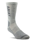 Ariat Socks - Nester Work - Lightweight Merino Wool Blend Steel Toe Crew 1-Pair-AR2186-050